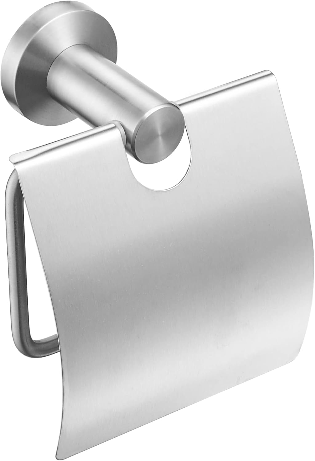 Toilettenpapierhalter Mit Deckel Gebürstet Edelstahl Wandmontage Bad.