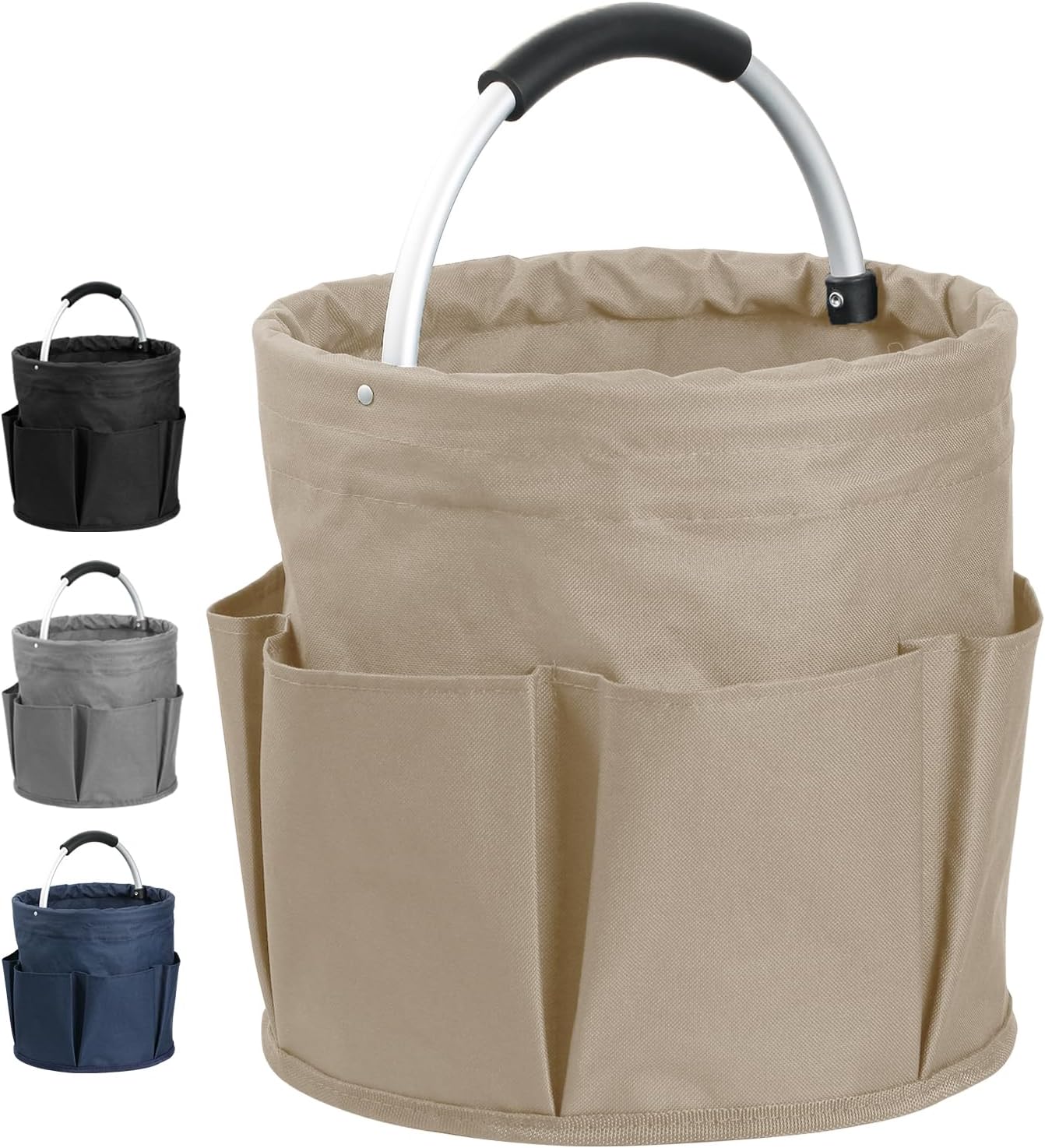 Werkzeugkorb Faltbare Aufbewahrungsbox Tasche Camping Khaki 28x28cm