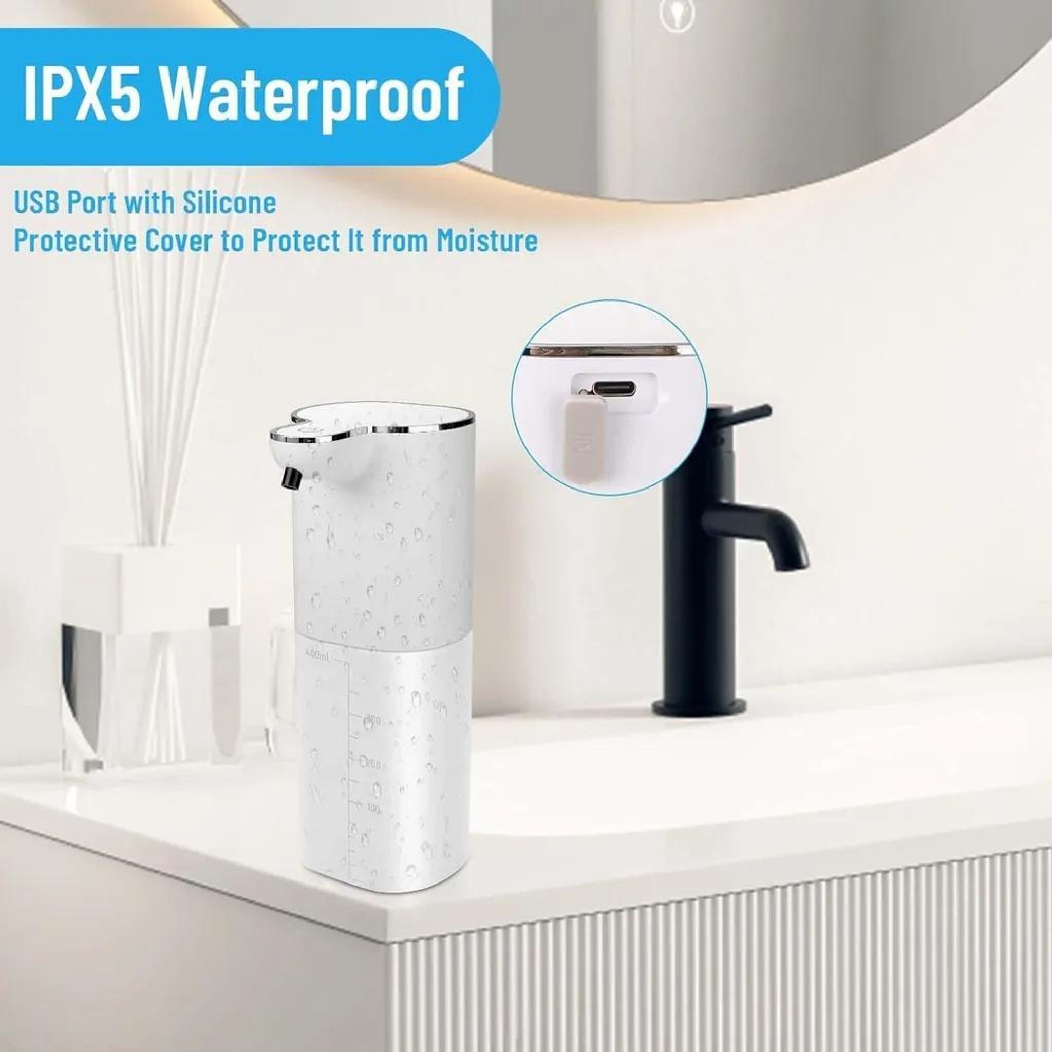 Seifenspender Automatisch 400ml Mit Sensor Usb
