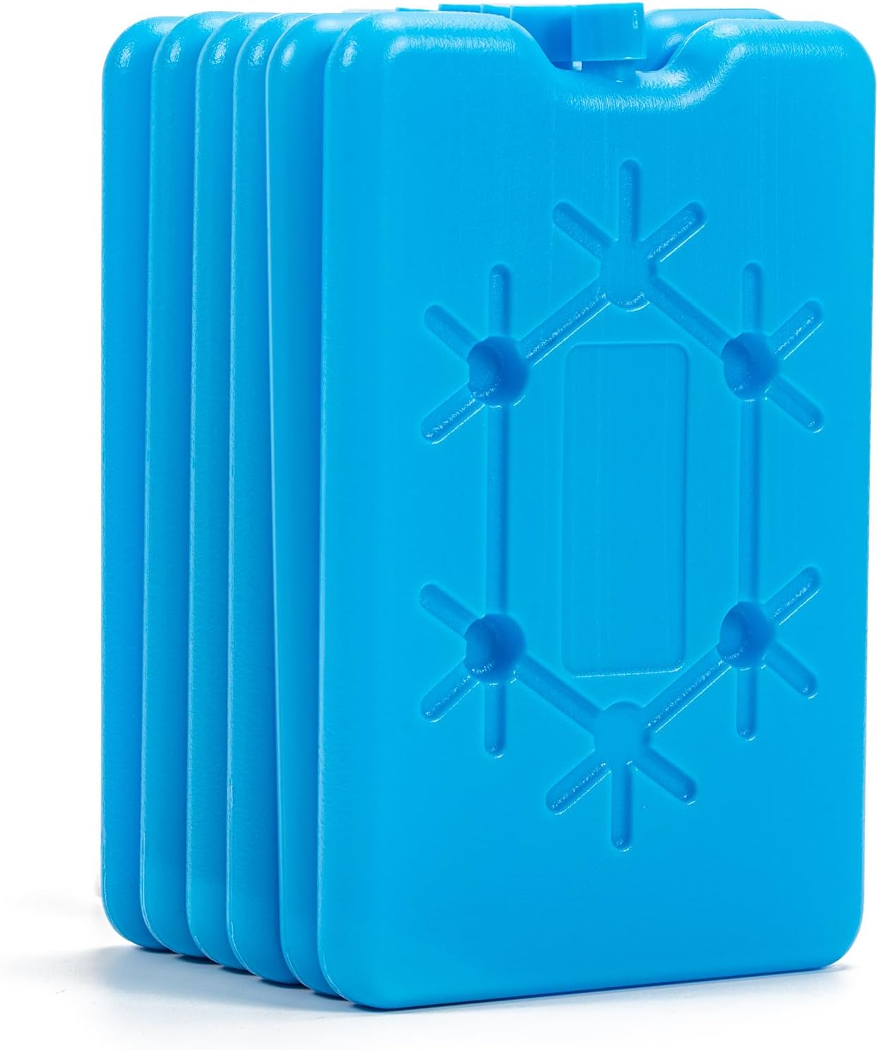 6er Set Kuehlakkus Fuer Kuehlbox Kuehltasche 200ml Ultraduenn Flach