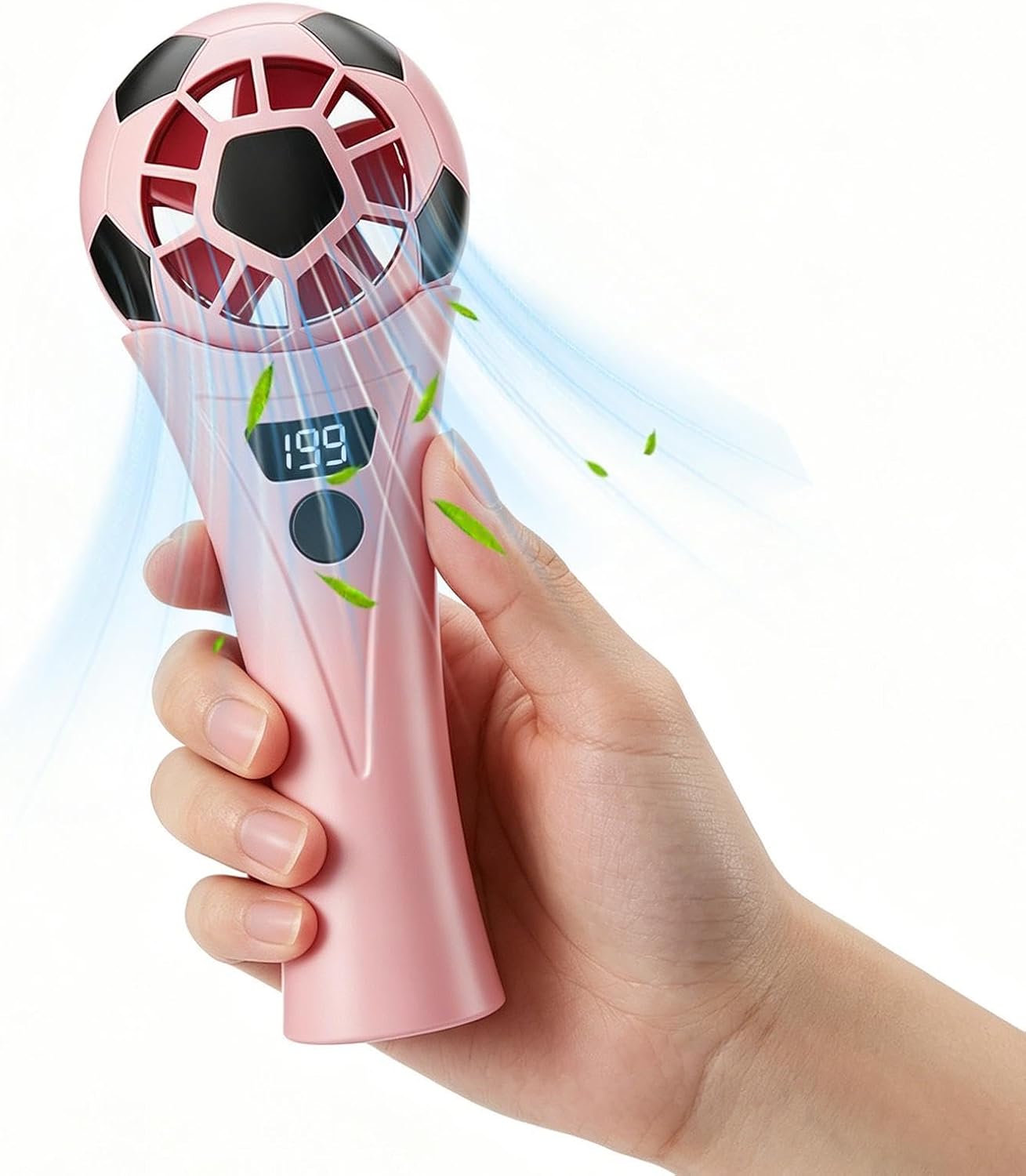 Tragbarer Mini Ventilator Im Sportlichen Fußball Design Für Fans
