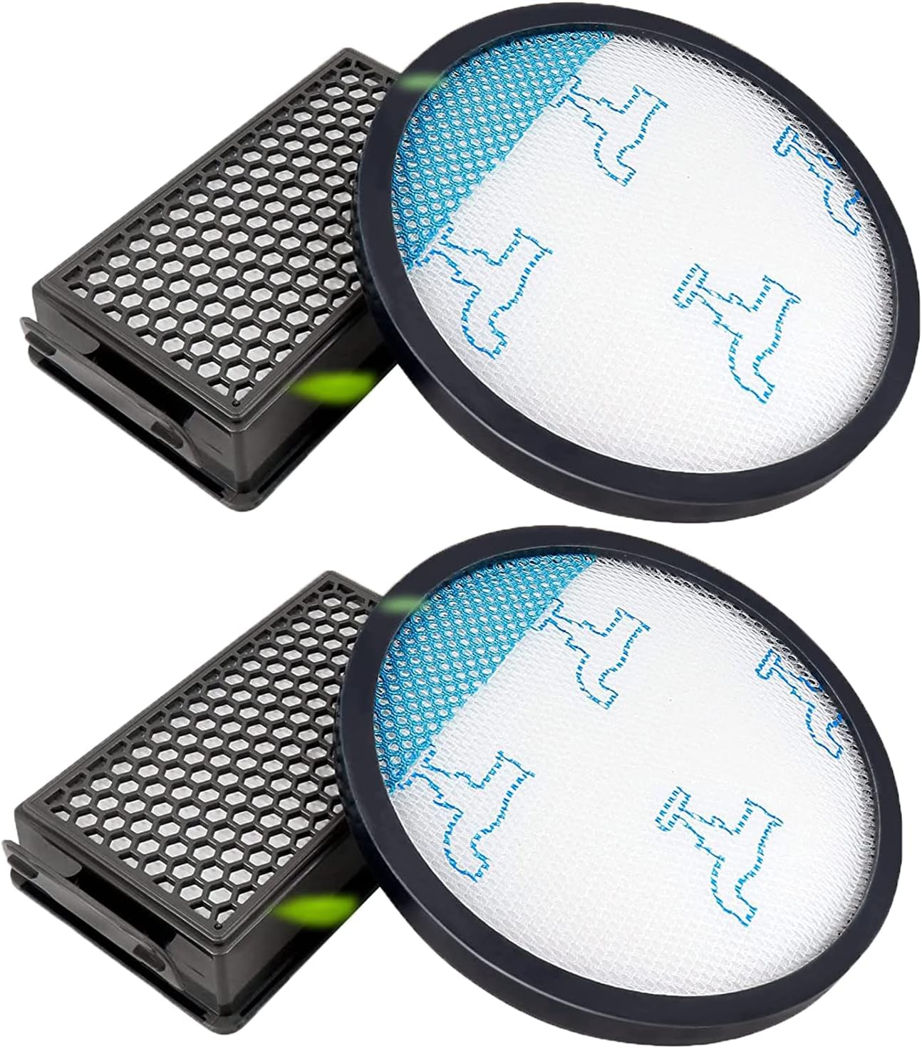 2 Stück Hepa Filter Set Für Rowenta Compact Power Xxl Zr78000