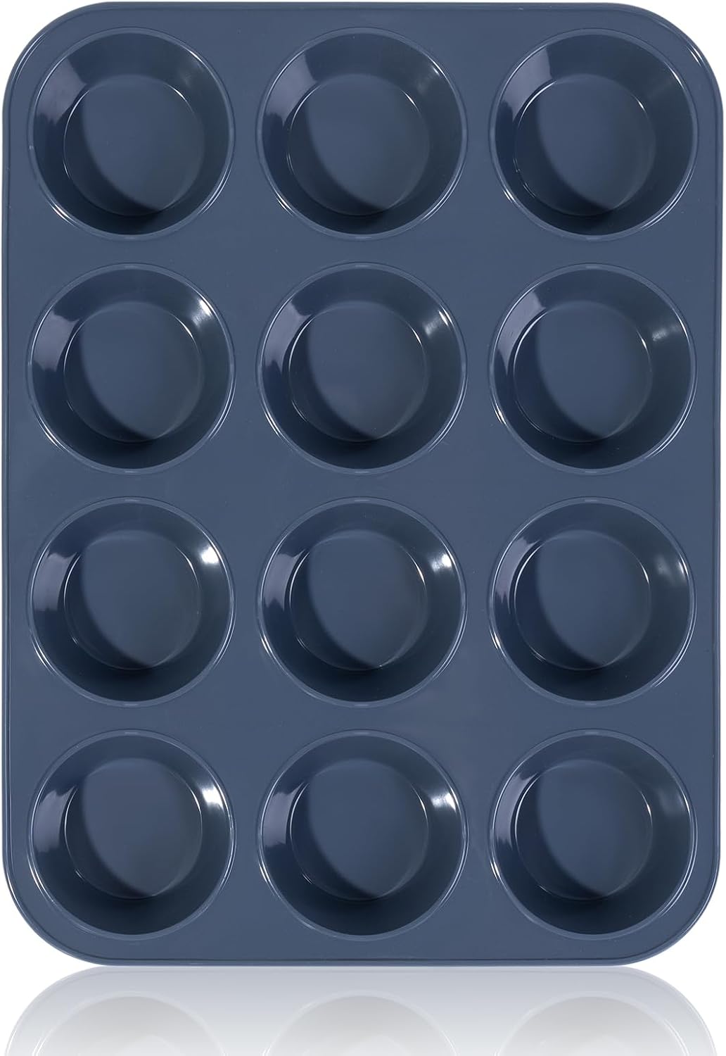 Silikon Muffinform 12 Muffins Antihaft Grau