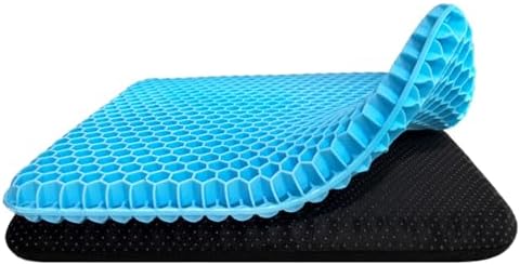 Gel Sitzkissen Waben Orthopädisch 42x37x3,5 Cm Rechteck
