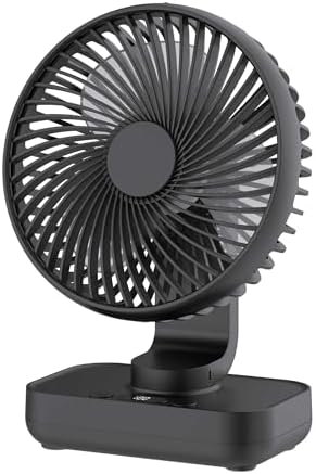 Tischventilator Oszillierend Akku 4000mah Usb Ventilator Leise