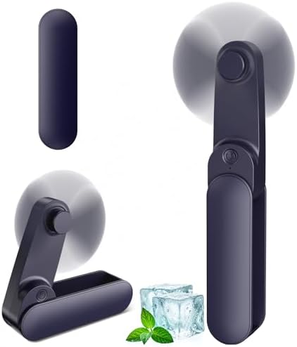 Mini Handventilator Akku 14h Usb Faltbarer Tischventilator Leise Reise