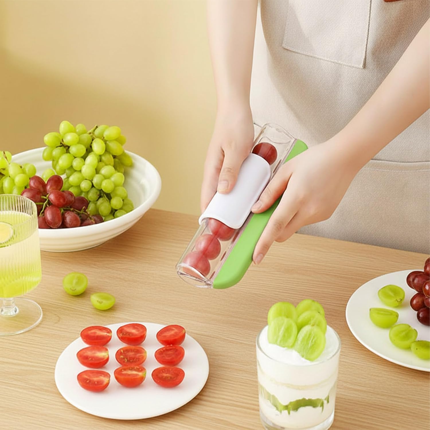 Obstschneider Traubenschneider Tomatenschneider Gemüsehobel