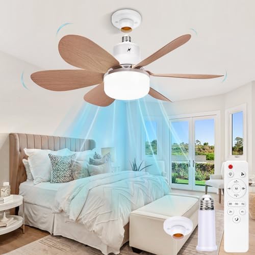 Bomkra Deckenventilator Mit Beleuchtung Und Fernbedienung Leiser