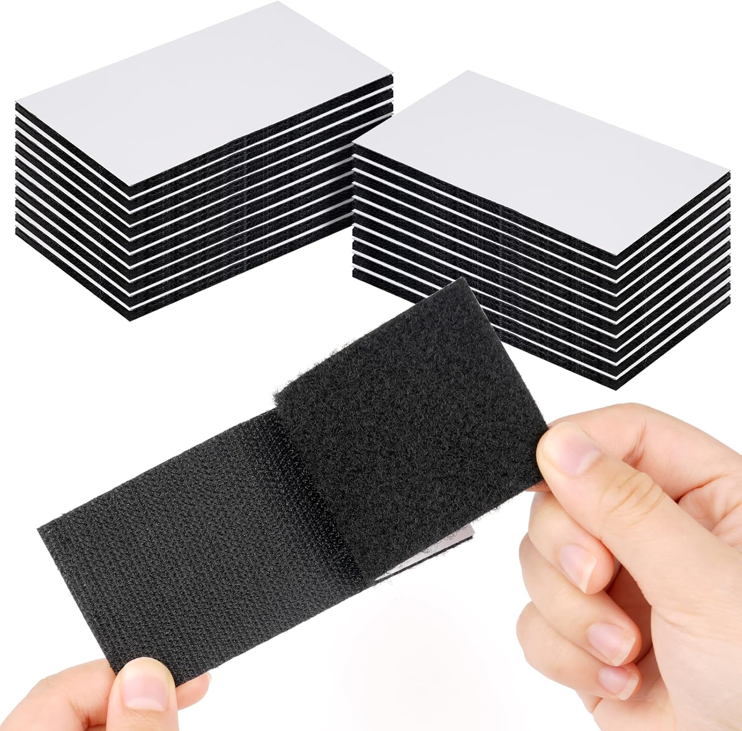 Klettband Selbstklebend Extra Stark 40 Stück 50x100mm
