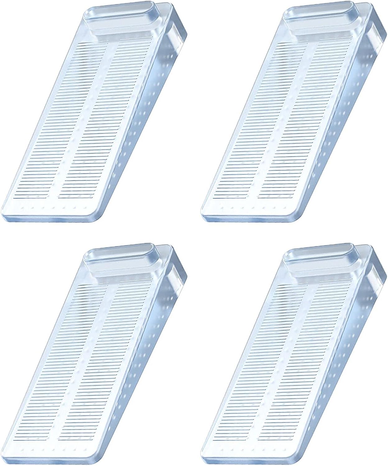 Türstopper Yosemy 4 Stück Gummi Türkeil Transparent Rutschfest