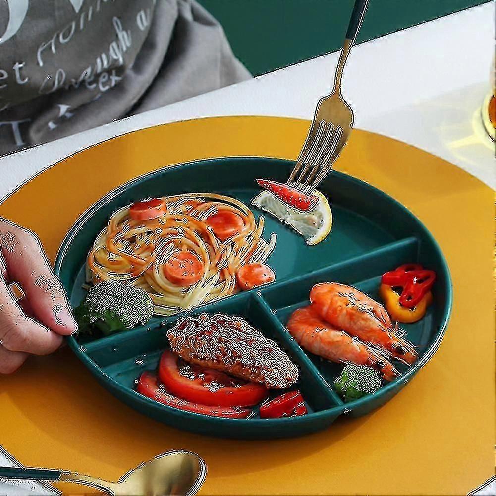 Portionierender Speiseteller Für Erwachsene Mit 3 Fächern – Unverzichtbares Küchenutensil