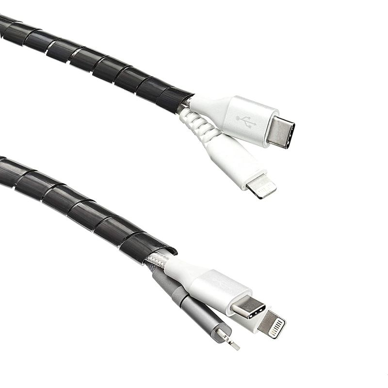 2 X 5 M X 22 Mm Kabelmanagement-rohre, Ideal Für Kabelmanagement Und Schutz Vor Haustieren, 10 M – Schwarz