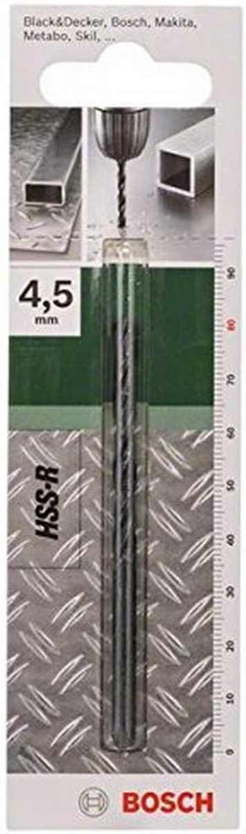 Bosch - Accessories 2609255009 Hss Metall-spiralbohrer 4.5 Mm Gesamtlänge 75 Mm Rollgewalzt Din 338 Z