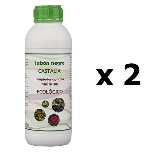 Bio Black Seife 2 L (pack 2 Flaschen 1 L) - Castalia