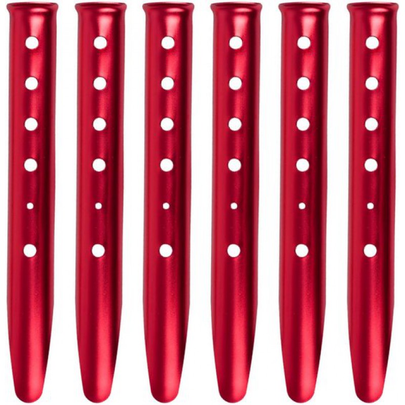 Robuste Metall-zeltnägel, 6er-set - U-förmige Aluminium-erdanker Für Camping, Strand Und Schnee (31 Cm)