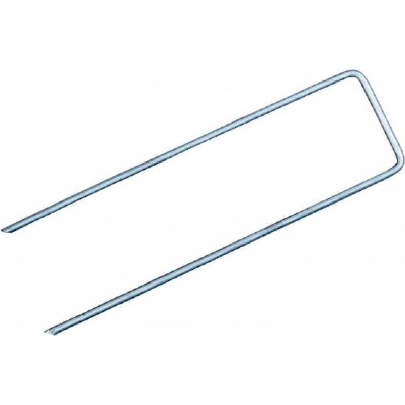 Packung Mit Bodenbefestigungsstäben Packungsinhalt 50 Stäbe 3 Mm X 30 Cm 50 Stäbe 4 Mm X 20 Cm Verzinkt Spitzes Ende Für Den Professionellen Einsatz
