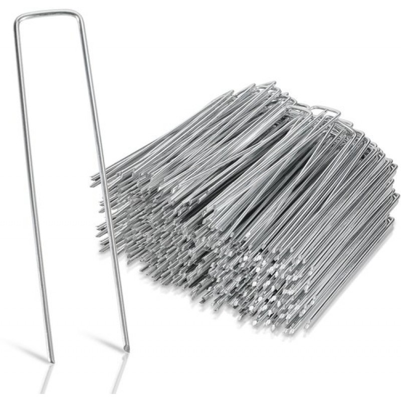 100 Künstliche Rasenclips, Wurzelclips, 2,5 Cm Breit Und 15 Cm Lang