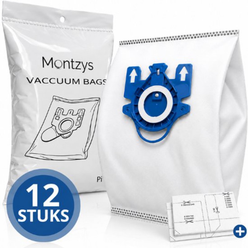 Staubsaugerbeutel Kompatibel Mit Miele – 12er-packung Und 2 Filter – Kompatibel Mit Den Modellen Complete C3, C2, Classic C1, S8, S5 Und S2