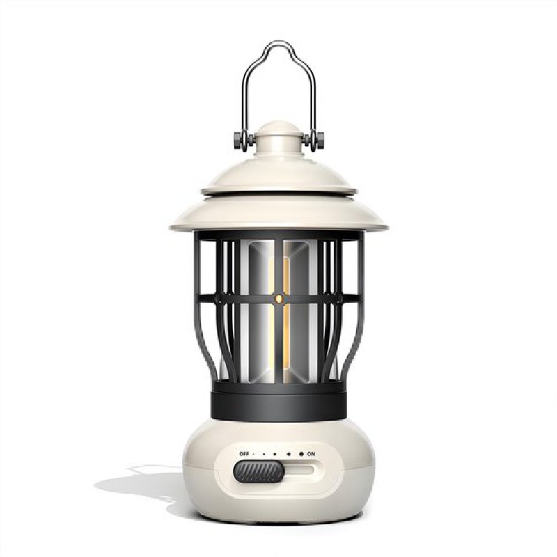 Campinglampe – Tragbare Und Wiederaufladbare Cob-zeltlampe – Ipx4 Wasserdicht Und Dimmbar – Faltbare Hängelampe Für Drinnen Und Draußen – Notbeleuchtung