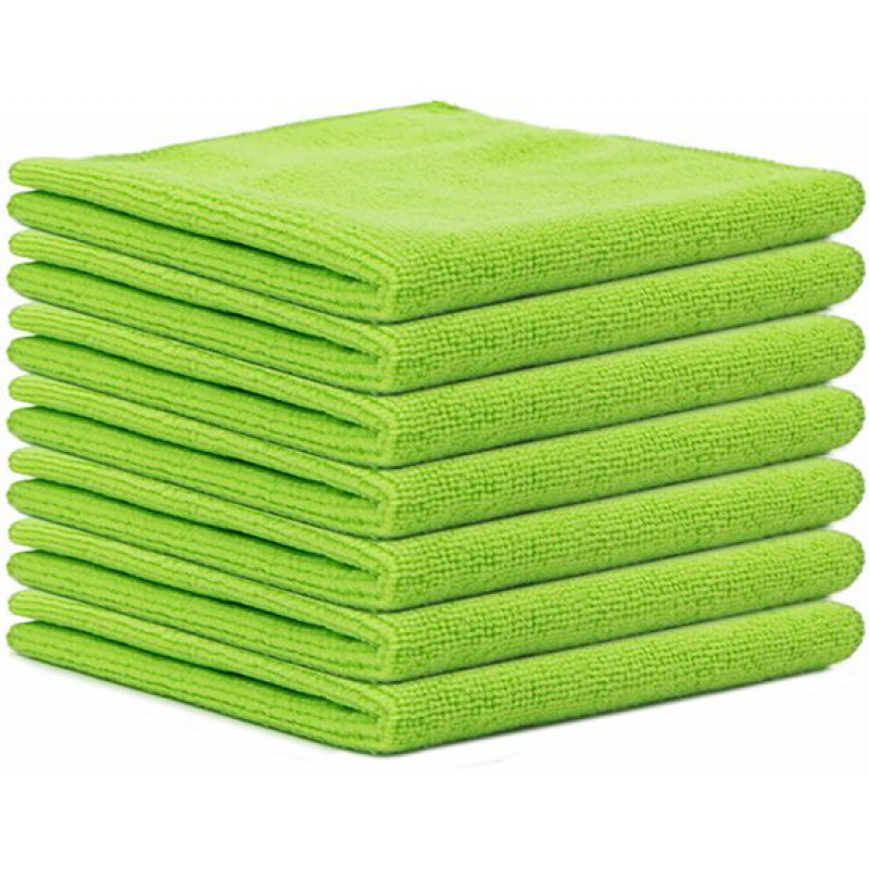 Set Mit 12 Ultraweichen Und Hoch Saugfähigen Mikrofasertüchern, Ideal Für Küche, Auto, Fenster Und Im Ganzen Haus, 30 X 30 Cm, Für Gemüse.