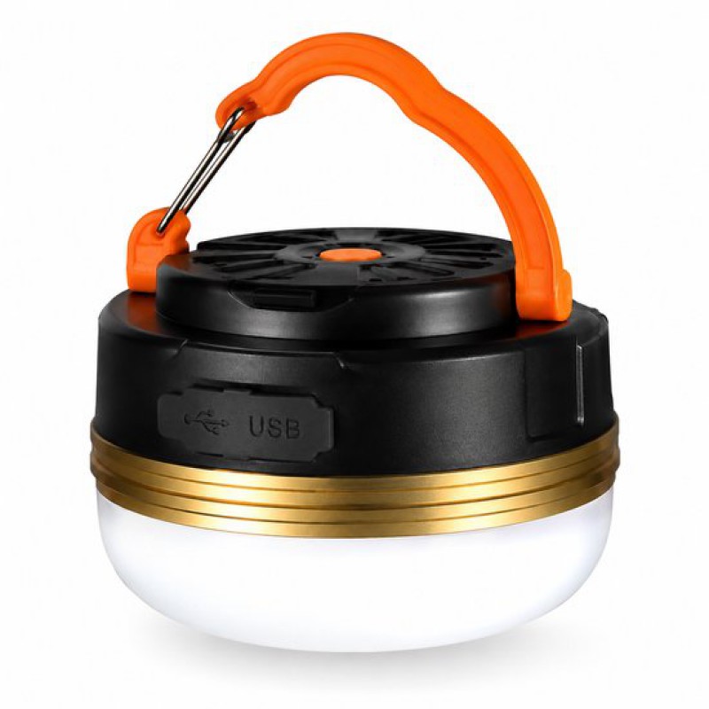 Wiederaufladbare Led-campinglampe Mit Usb-c-anschluss – Zeltlampe – Solar-powerbank – Outdoor-campinglampe – 2er-pack