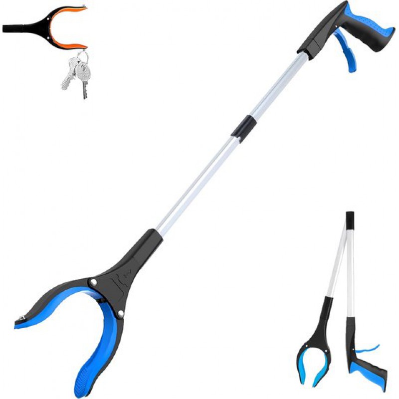 Greifzange – 81 Cm – Extra Lange, Faltbare Greifzange – Robuste Greifzange – Ideal Zum Aufheben Von Gegenständen, Insbesondere Für Ältere Menschen, Abfall, Genesungsfälle