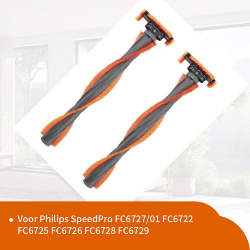 ® - Bürsten Kompatibel Mit Philips Speedpro - 2 Stück - Fc6721 Bis Fc6729 - Ersetzt Teil Cp1913/01