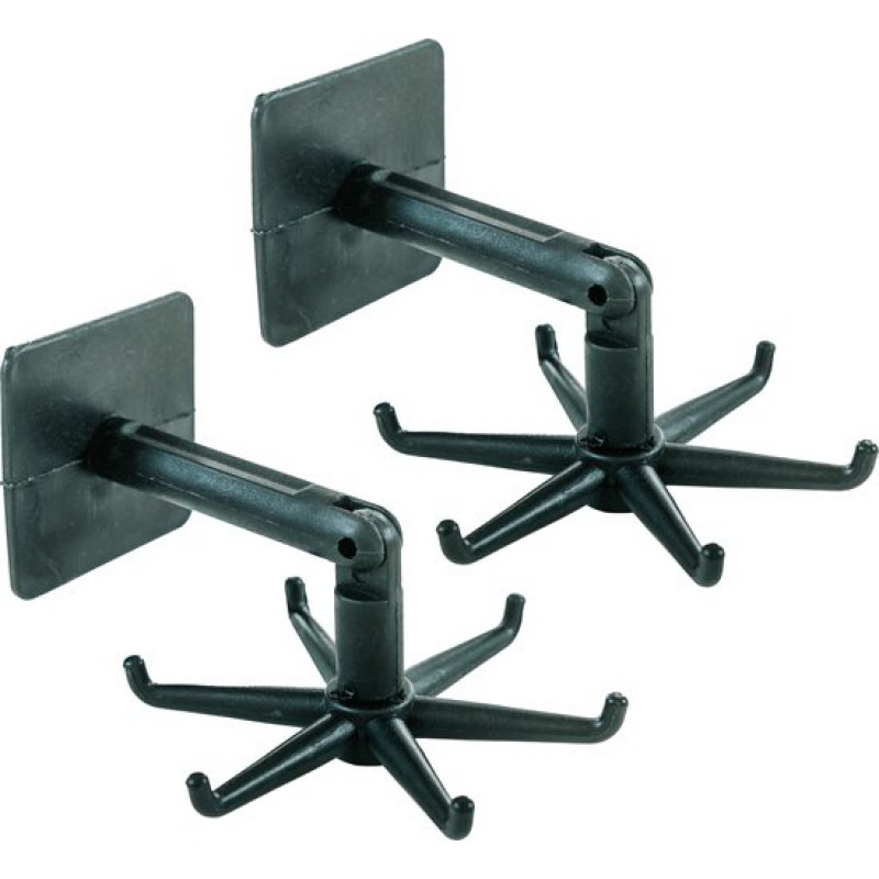 Selbstklebender Küchenutensilienhalter – Hängehaken – Küchenorganizer Mit 6 Haken – 360° Drehbar – 2er-set