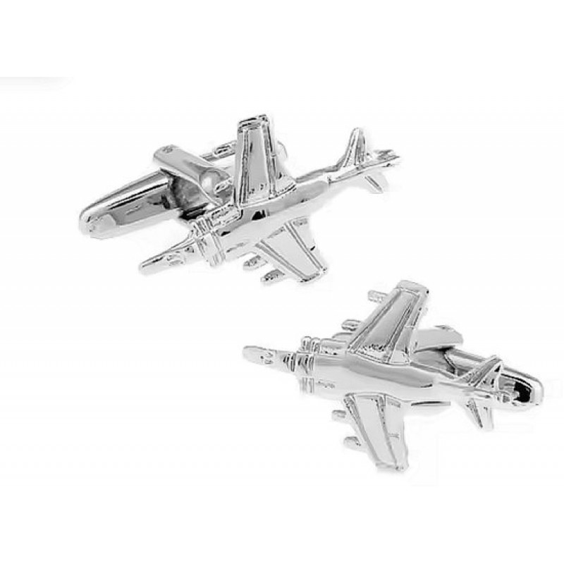 Plane4 Manschettenknöpfe – 316l Stahl – Luft- Und Raumfahrt – 20 X 22 Mm