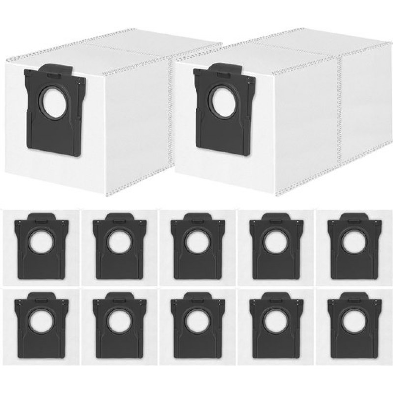 12 Große Staubbeutel, Kompatibel Mit Den Staubsaugern Dreame L20/x40/x50 Ultra Complete, L10s/l10/l40/l50/l40s/l10s Pro Ultra Und Mova E30 Ultra/p50 Pro Ultra