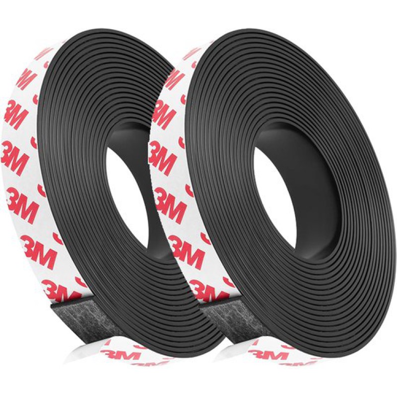 Selbstklebende Magnetstreifen, 1 M Starker, Selbstklebender Magnetstreifen Mit Klebstoff, Flexible 1,5 Cm X 1,5 Mm Magnetstreifen Für Magnete, Organisation, Präsentation, 15 Mm X 1 M