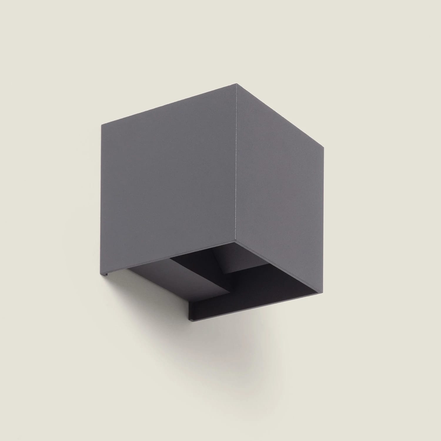 Led Außenwandleuchte 6w Aluminium Doppelbeleuchtung Eros 2700k - 3200k - 4000k Anthrazit Wählbar (warm-neutral)