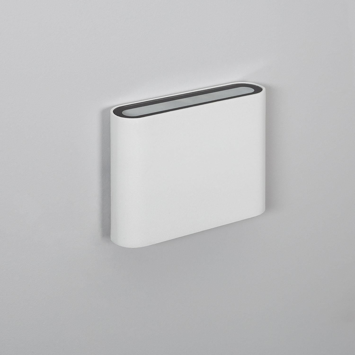 Led Wandleuchte Außen Doppelseitige Beleuchtung Aluminium Luming Weiß Wählbar (warm-neutral) 2700k - 3300k - 4000k ↔11 Cm