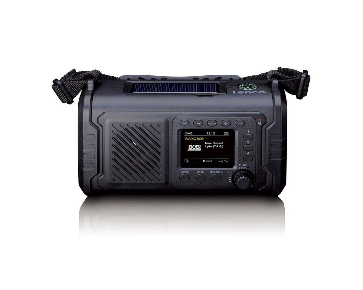 Lenco Pdr-055bk Akku-radio Dab+, Fm Bluetooth®, Dab+, Notfallradio, Ukw, Usb Handkurbel, Taschenlam Bild 3