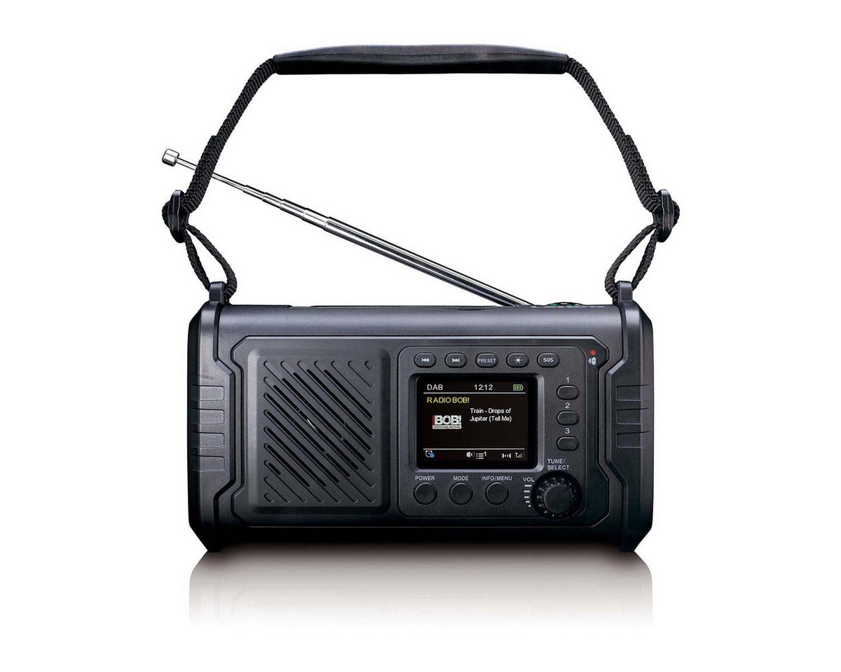 Lenco Pdr-055bk Akku-radio Dab+, Fm Bluetooth®, Dab+, Notfallradio, Ukw, Usb Handkurbel, Taschenlam Bild 4