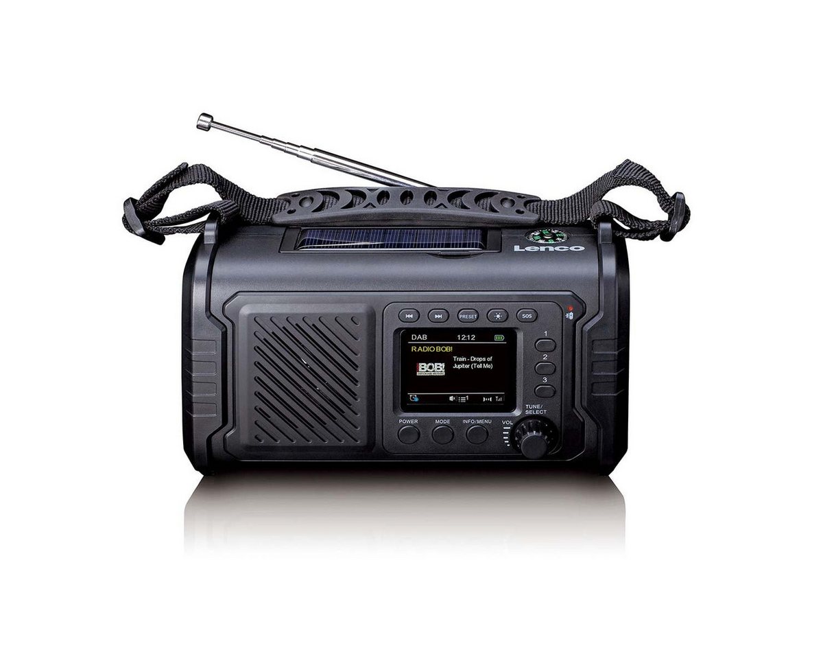 Lenco Pdr-055bk Akku-radio Dab+, Fm Bluetooth®, Dab+, Notfallradio, Ukw, Usb Handkurbel, Taschenlam Bild 5
