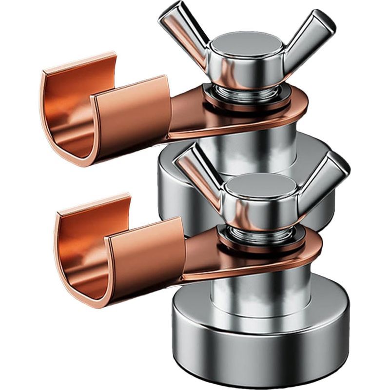 Magnetische Schweißhalterung, Schweißerdungsmagnet, 2 Erdungsklemmen Für Die Schweißhalterung – Starke Kupferelektroden-schweißklemmen Mit Magnetismus