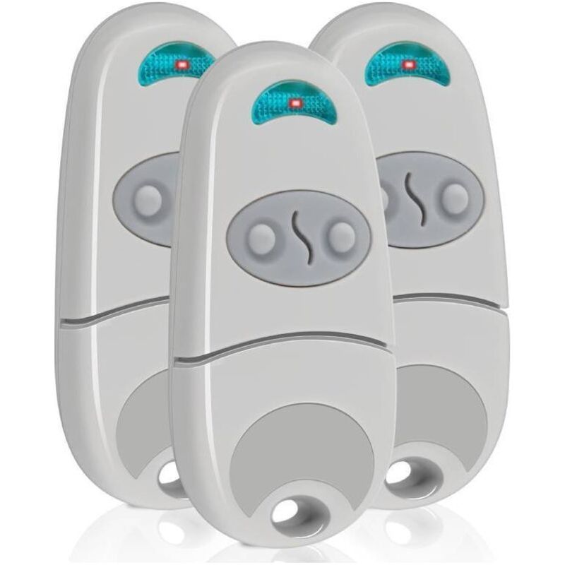 3-teiliges Torfernbedienungsset, 433,92 Mhz Garagentorfernbedienung Für C@me, Garagentorfernbedienung Kompatibel Mit 433,92 Mhz Na, Ee, Ev, 2 Kanäle (nur C@me)