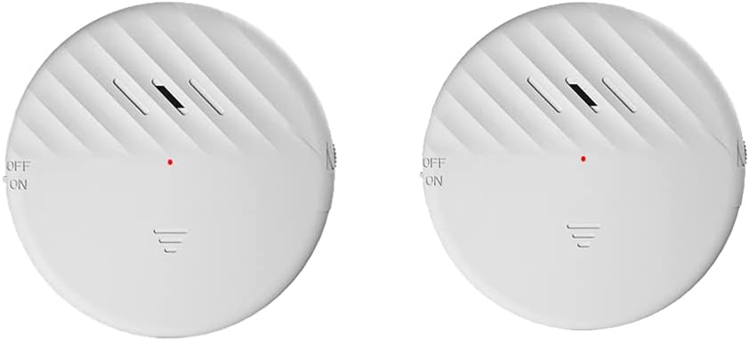 Tür- Und Fensteralarm Mit Vibrationssensor, Weiß, 2er-pack, 125 Db, Schlanker Und Dünner Einbruchmelder Mit Einstellbarer Empfindlichkeit Und Led-anzeige Für Mehr Sicherheit Im Haus
