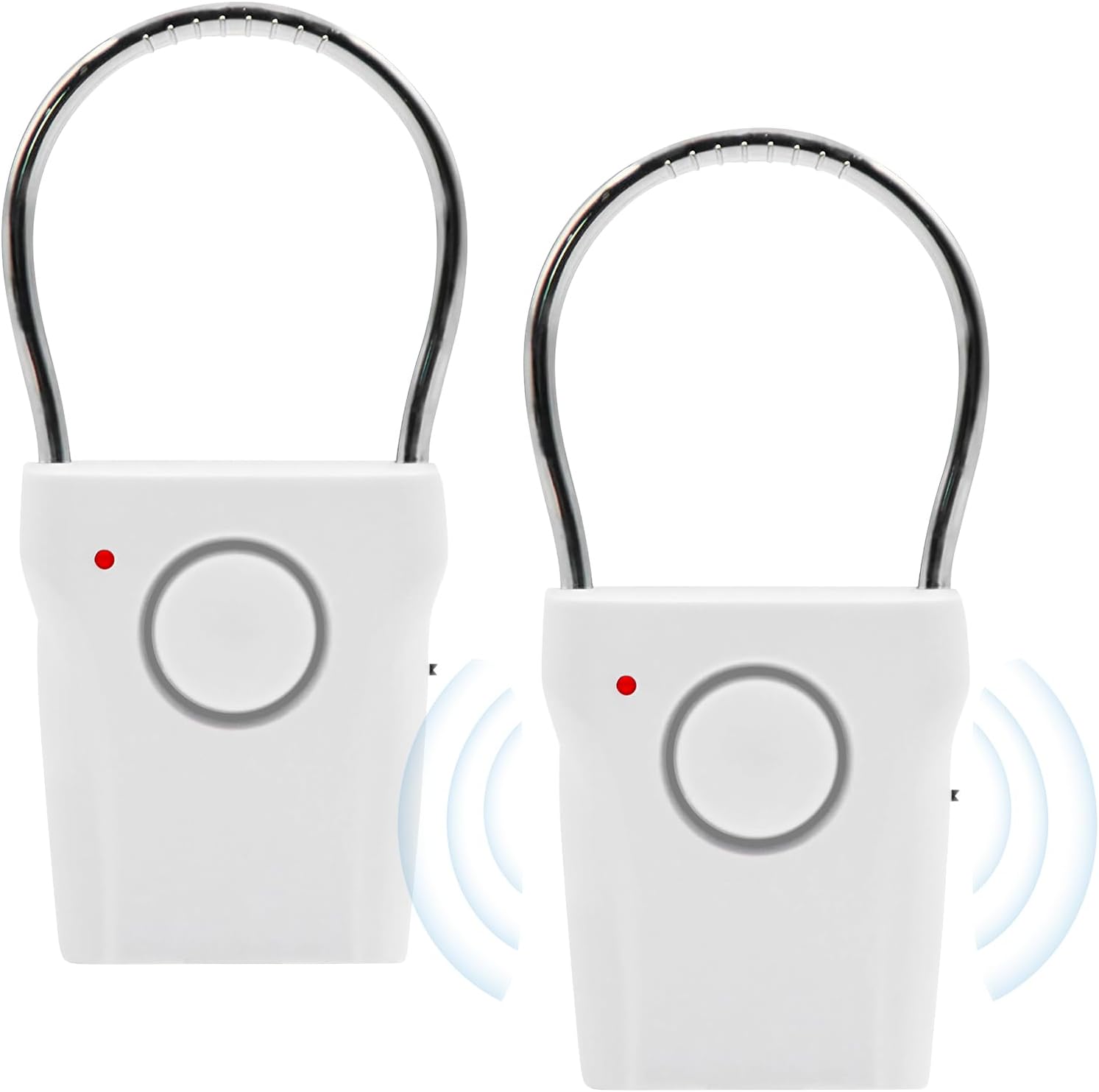2er-pack Tür- Und Fensteralarm, 120 Db Extra Lauter Türgriffalarm, Türgriffalarm Mit Berührungssensor Für Zuhause, Geschäft, Büro