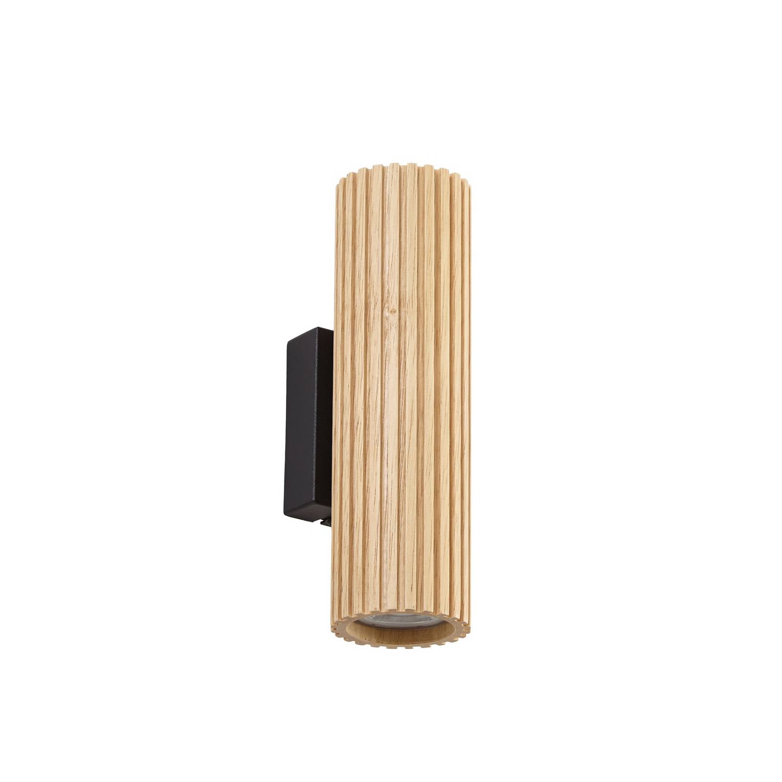 Wandleuchte, Wandlampe Innen "stralino" Aus Holz Für Wohnzimmer & Esszimmer Von Lindby