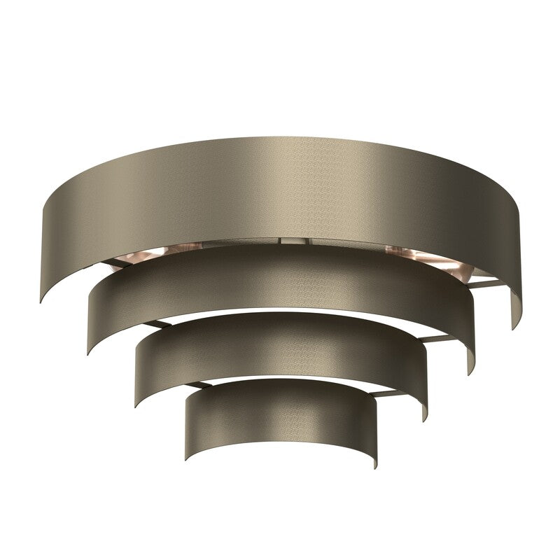 [gebraucht] B-ware Luminex Wandleuchte Hängeleuchte Lm-3389 Ringe Led Lampe Innenleuchte Titan