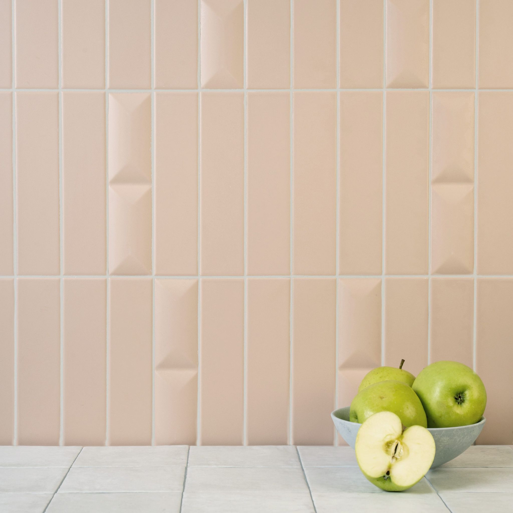 Matte Braune Relief-wandfliese Für Den Innenbereich 5x20 Cm – Glenbrook Padded Redend Point