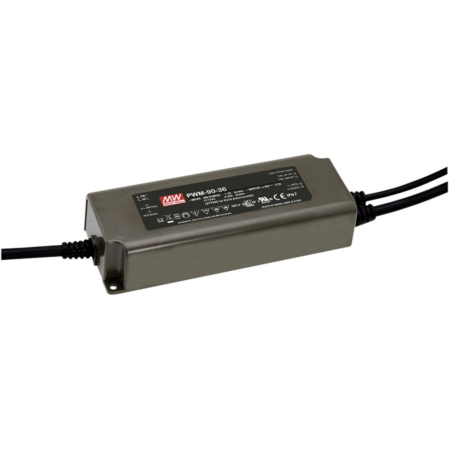 [gebraucht] B-ware Mean Well Led-trafo Konstantspannung Pwm-90-12 90w 12v Dc Dimmbar Ip67 1 St.