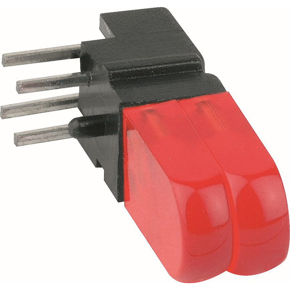 Mentor Mehrfach Led-anzeige 1803.7732 12.1 Mm Gelb 2.5 X 5 Mm 50 Mcd 20 Ma 2 V S=2-fach, Rm=2,54