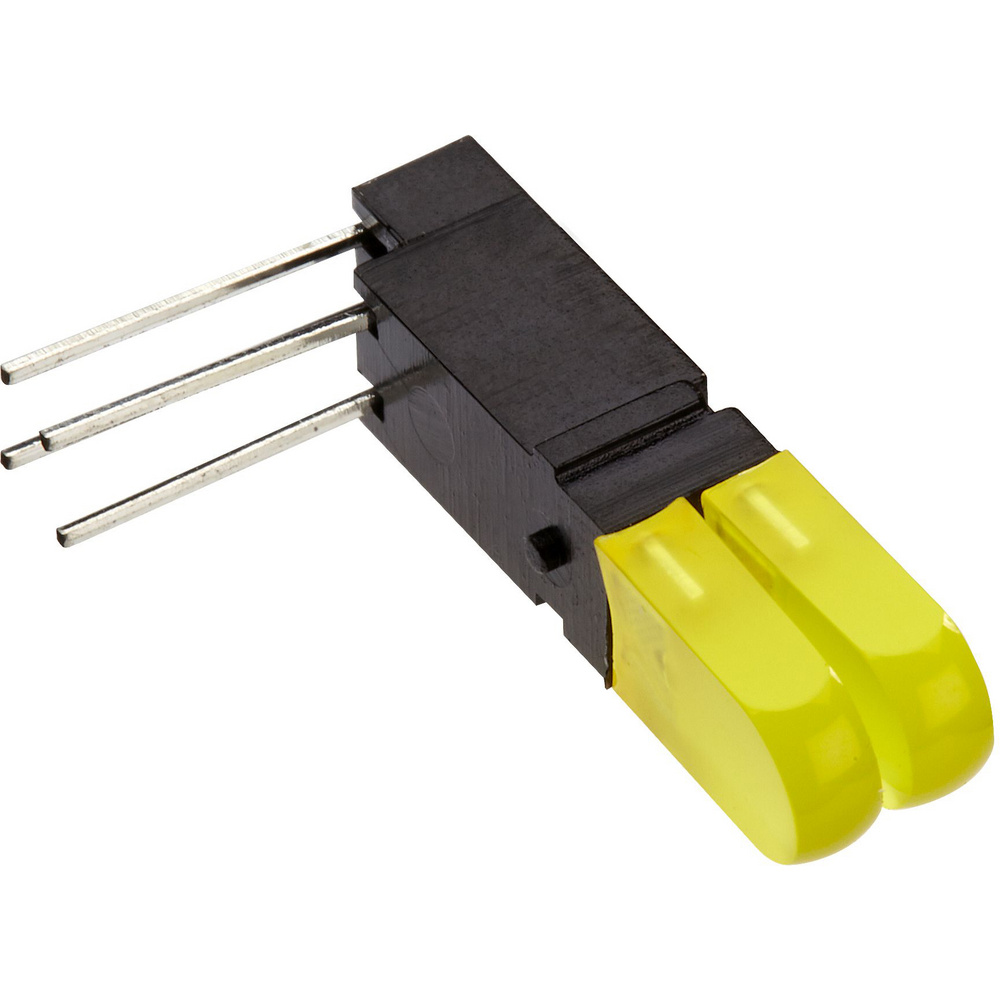 Mentor Mehrfach Led-anzeige 1803.2231 Led-baustein 22.1 Mm Rot 2.5 X 5 Mm 80 Mcd 20 Ma 2 V S=2-fach,