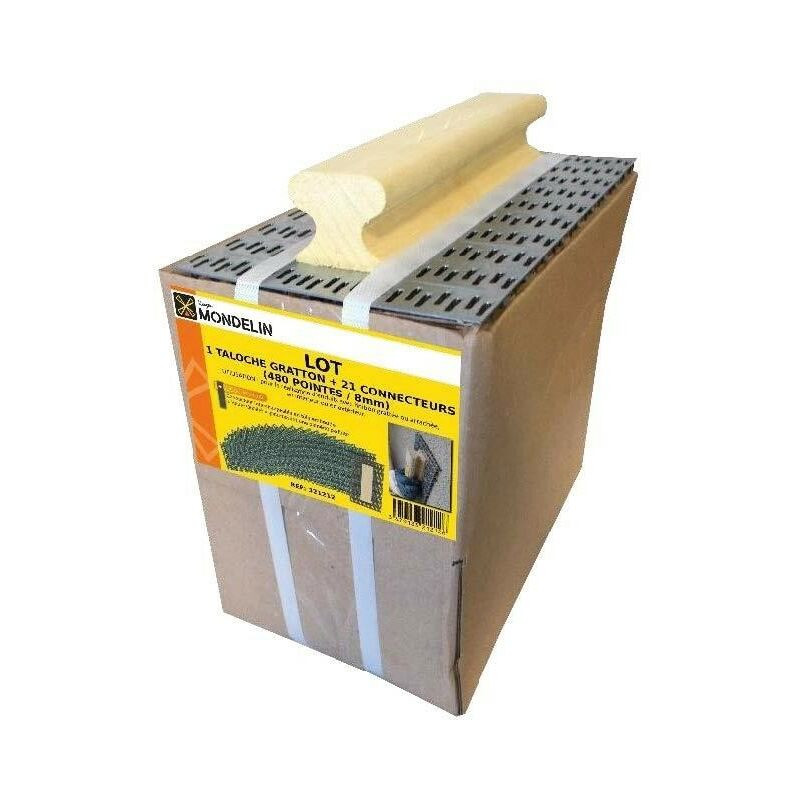 Mondelin - 321212] Lot Façadier 321212 1 Taloche Gratton Et 21 Connecteurs