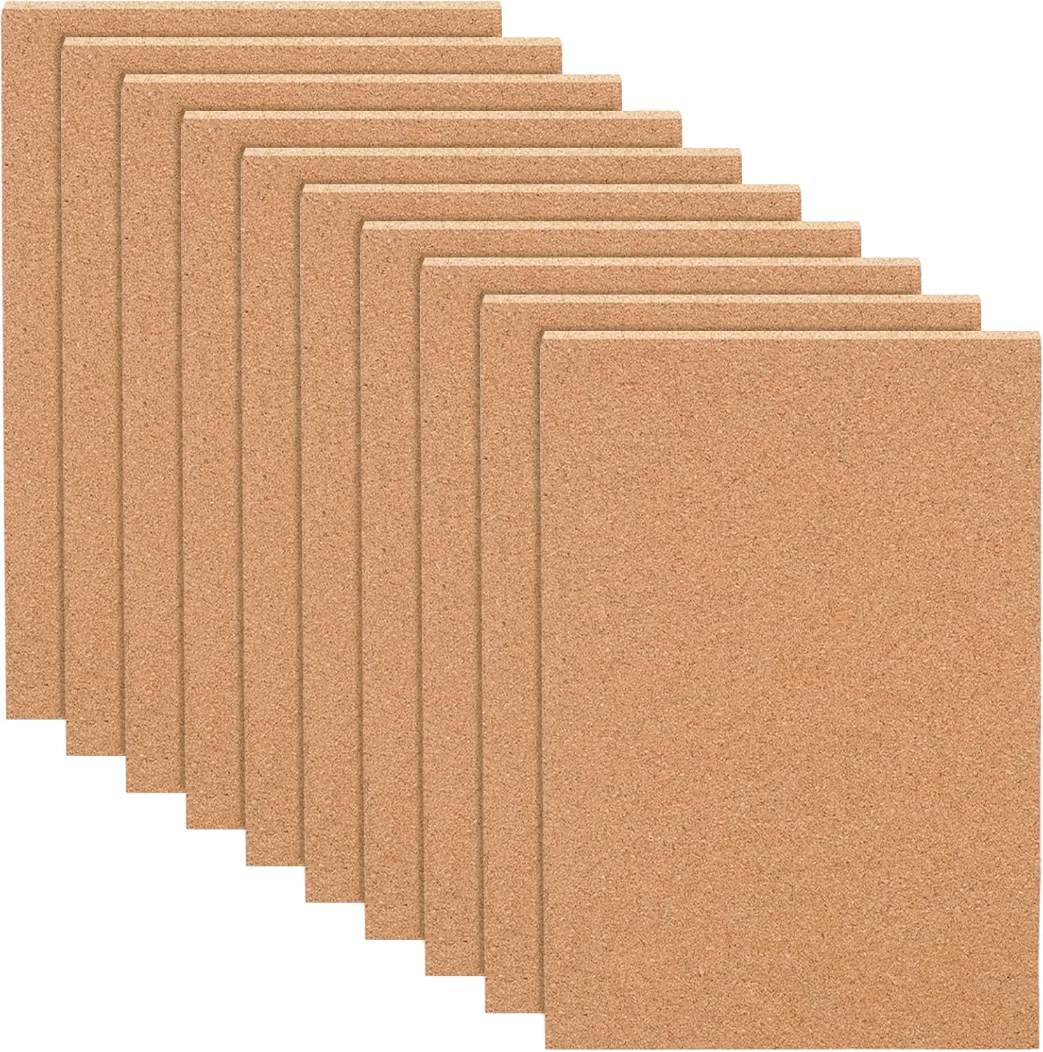 10 Korkplatten 3 Mm – Naturpaneele 30 X 21 Cm – Isolierung Und Wanddekoration – Ideal Für Heimwerkerprojekte Und Schulen