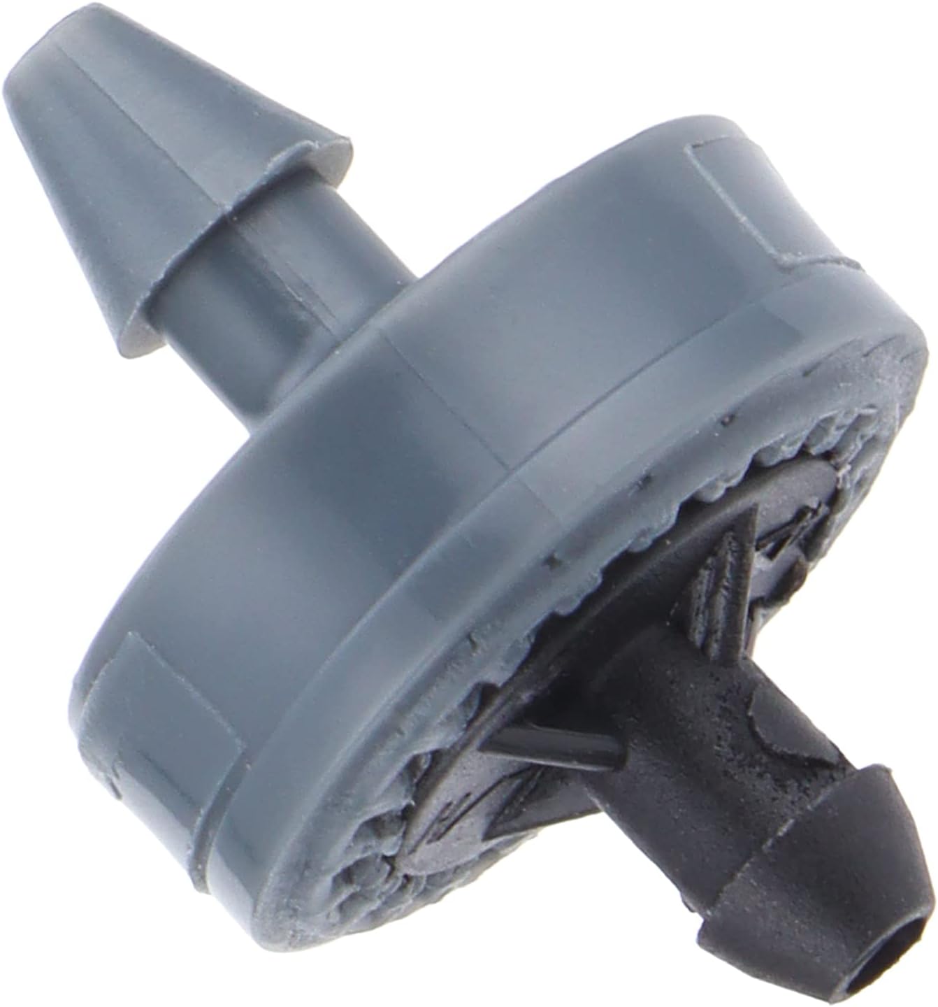 100 Tropfbewässerungs-emitter – Pp-kunststoff – 4 L/h Kompensierte Durchflussrate – Für 4/7-mm-schläuche – Garten, Landwirtschaft, Gewächshaus – Schwarz