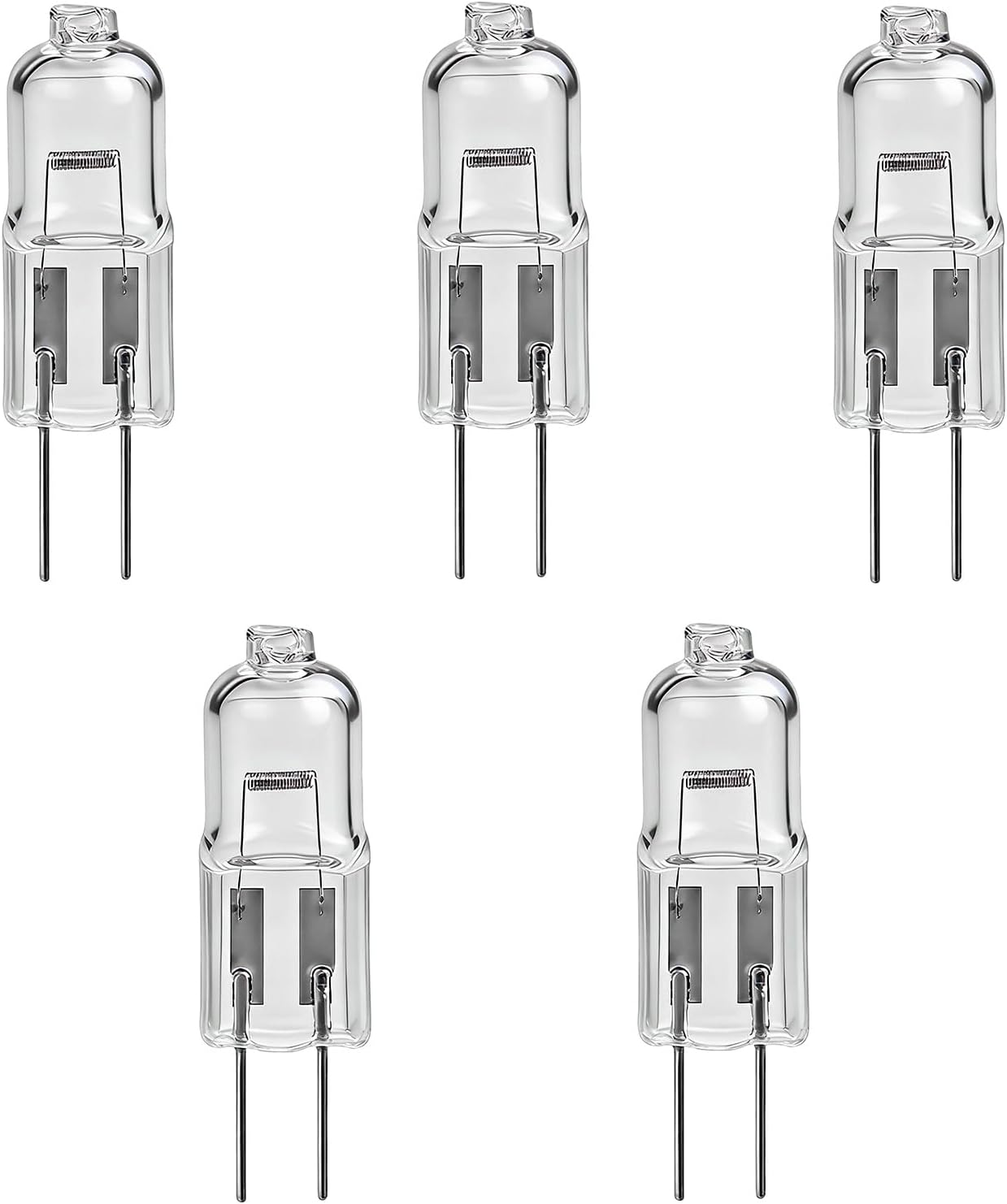 G4 12v 10w Halogenlampe - 5er-pack - Stiftsockel - Warmweiß 3000k - Für Kronleuchter Und Strahler
